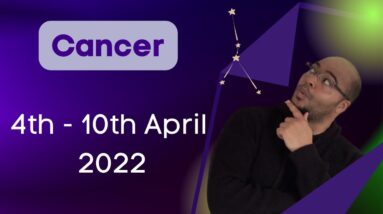 ♋️ CANCER weekly tarot 4th - 10th April 2022 |“Be CONSCIOUS this week!”| #ReydiantCancer