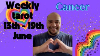 ♋️CANCER weekly tarot reading 13th - 19th June 2022 |“GOING FAR, MEANS WITH OTHERS!”|#ReydiantCancer