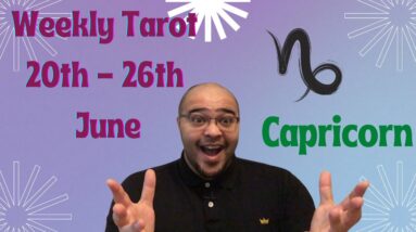 ♑️CAPRICORN weekly tarot reading 20th-26th June 2022|“A little LIGHT at the END!”|#ReydiantCapricorn