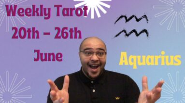 ♒️ AQUARIUS weekly tarot reading 20th - 26th June 2022 |“A FINAL COMPLETION?!”| #ReydiantAquarius