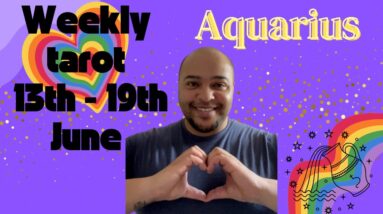 ♒️ AQUARIUS weekly tarot reading 13th - 19th June 2022 |“ADJUSTING YOUR PLANS!”| #ReydinatAquarius