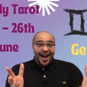 ♊️ GEMINI weekly tarot reading 20th -26th June 2022 |“OUT with a BANG!”| #ReydiantGemini
