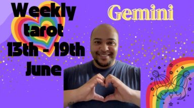 ♊️ GEMINI weekly tarot reading 13th - 19th June 2022 |“MOVING ON UP?!”| #ReydiantGemini