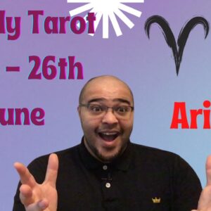 ♈️ ARIES weekly tarot reading 20th - 26th June 2022 |“GROUNDING the VISION?!”| #ReydiantAries