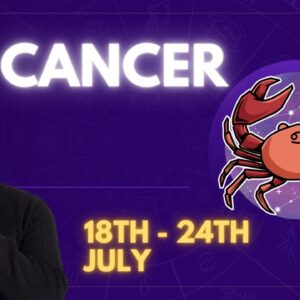 CANCER♋️weekly tarot reading 18th-24th July 2022|“And the BLESSINGS BEGIN to ARIVE!”|#ReydiantCancer