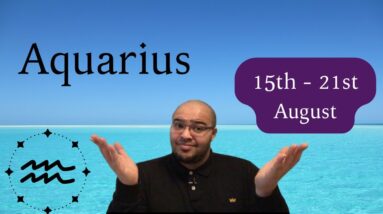 AQUARIUS ♒️ weekly tarot 15th - 21st August 2022 |“RELEASING BAD HABITS!”| #ReydiantAquarius