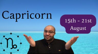CAPRICORN ♑️ weekly tarot reading 15th - 21st August 2022 |“PLAYING CHESS!”|#reydiantcapricorn