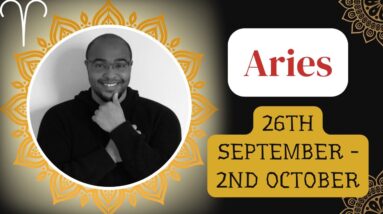 ARIES ♈️ weekly tarot 26th September - 2nd October 2022 |“TIME to REFLECT a LITTLE?!”|#ReydiantAries