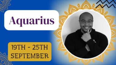 ♒️ AQUARIUS weekly tarot 19th - 25th September 2022|“For YOUR EYES ONLY!?”| #reydiantAquarius