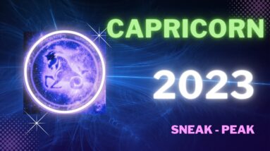 ♑️ CAPRICORN 2023 Tarot & Astrology Sneak Peek! #2023predictions