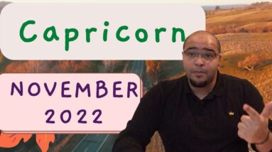 ♑️ CAPRICORN NOVEMBER 2022 |"WHO WOULD HAVE THOUGHT!"| #NovemberTarot #ReydinatCapricorn