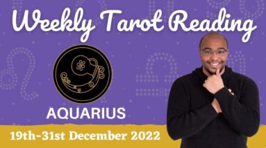 AQUARIUS 2 WEEKLY TAROT ♒️ - HAPPY HOLIDAYS & NEW YEAR! 🙏🏽🔮😇🔮🙏🏽 #reydiantaquarius