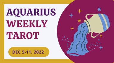AQUARIUS WEEKLY TAROT ♒️ OK, PUSH ON THROUGH! #reydiantaquarius