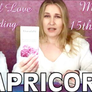 CAPRICORN: “YOU NEED TO HEAR THIS BEFORE THEY TRY TO COME BACK AGAIN!!” Your Mid March Love Reading
