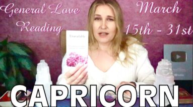 CAPRICORN: “YOU NEED TO HEAR THIS BEFORE THEY TRY TO COME BACK AGAIN!!” Your Mid March Love Reading