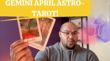 ♊️ GEMINI APRIL 2023 ASTRO-TAROT | A BIT OF A SHOCK?! | #reydiantgemini