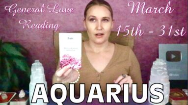 AQUARIUS: “GOD IS KEEPING YOU APART UNTIL THEY CAN GET THEIR SH*T TOGETHER!!” March Love Reading