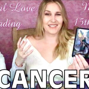 CANCER: “IT’S ALL COME DOWN TO THIS CANCER!! THEY’RE READY TO..” Your Mid March Love Reading