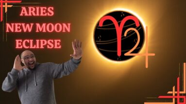 ARIES NEW MOON SOLAR ECLIPSE! ♈️🌘🌑🌚🌑🌒♈️ | #Reydiantastrology #Arieseclipse2023