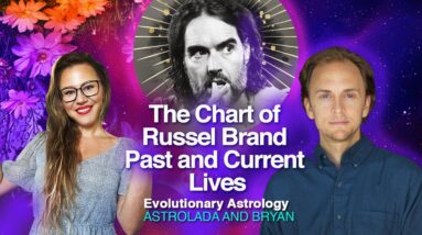 Introduction to Evolutionary Astrology. The Chart of Russell Brand, Past and Current Lives.