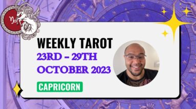 CAPRICORN Weekly Tarot ♑️ | #capricorntarot #capricornweekly