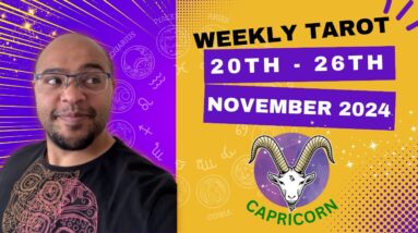 CAPRICORN Weekly Tarot ♑️ | #capricorntarot #capricornweekly