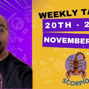 SCORPIO Weekly Tarot ♏️ | #scorpiotarot #scorpioweekly