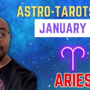ARIES January Astro-Tarot ♈ "CAREER MATTERS start HOTTING UP" #Ariesjanuary2024
