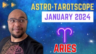 ARIES January Astro-Tarot ♈ "CAREER MATTERS start HOTTING UP" #Ariesjanuary2024