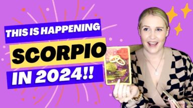 SCORPIO: “CONGRATULATIONS SCORPIO!! THIS IS GOING TO BE YOUR BEST YEAR YET!!”