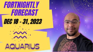 AQUARIUS ♒ 2 Week Holiday Forecast! 🎅🏽🎁✨ #AquariusTarot