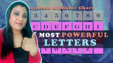 THE MOST POTENT NUMEROLOGY ALPHABET NUMBERS REVEALED