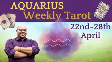 AQUARIUS Weekly Tarot ♒️ ELEVATION BEGINS NOW, AND WHO IS THIS?!  #reydianttarot