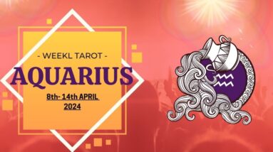 Aquarius Weekly Tarot 8th-14th April TIME GO GHOST?! #reydianttarot