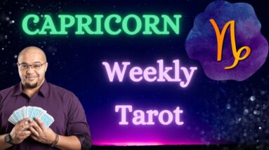 CAPRICORN WEEKLY TAROT ♑️ “Demonstrating your mastery!”  #reydiantweekly