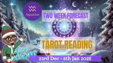 AQUARIUS 2 WEEK Forecast - Happy Holidays Aquarius! ♒️❄️😇