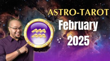 AQUARIUS FEBRUARY ASTROTART ♒️ #reydiantrelaity #astrotarot