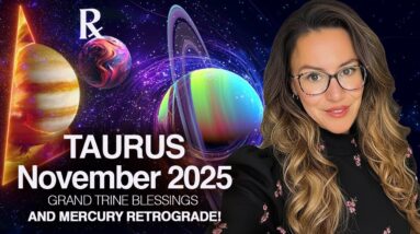 TAURUS November 2025. Grand trine Brings SOUL Connections & Divine Support