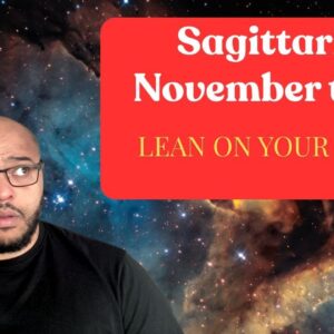 Sagittarius November Tarot ♐️ | It's your FAITH that gets you through Sagittarius! #reydiantreality