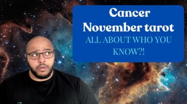Cancer November Tarot ♋️ | Its ALL ABOUT PARTNERSHIPS Cancer! #reydiantreality