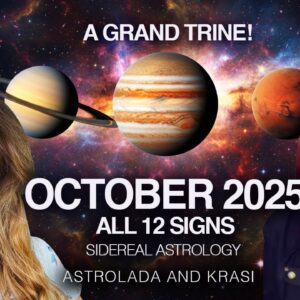 October 2026 Astrology. All 12 Signs (Sidereal + Tropical) With Krasi Attasio