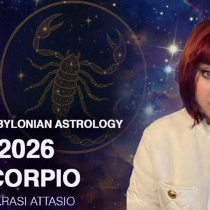 SCORPIO ASCENDANT 2026 Horoscope - Ancient Babylonian Astrology with Dr. Krasi Attasio