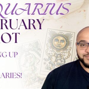 Aquarius February Tarot ♒️ FIRE DEMANDS ACTION AQUARIUS!  #reydiantreality