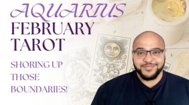 Aquarius February Tarot ♒️ FIRE DEMANDS ACTION AQUARIUS!  #reydiantreality