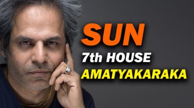 Sun in the 7th house as Amatyakaraka