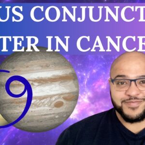 VENUS CONJUNCT JUPITER: Something Beautiful but requiring depth of emotion!