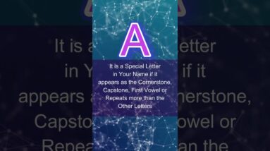 What Does the Letter A Mean in Your Name? | Numerology A-Z Series