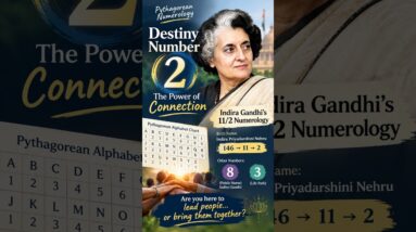 Destiny Number 2: The Power of Connection | Indira Gandhi’s 11/2 Numerology