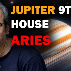 Jupiter in the 9th house in Aries