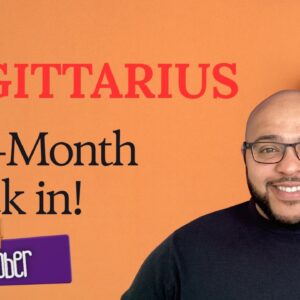 SAGITTARIUS ♐️ October Tarot | Mid-Month Check-In | What TRUTH about YOU are you AVOIDING Saggie?